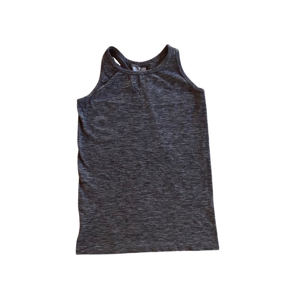 Athleta Gray Black Mix Activewear Workout Tank Top Racerback Size Large - Picture 1 of 4